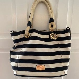 Striped Michael Kors purse